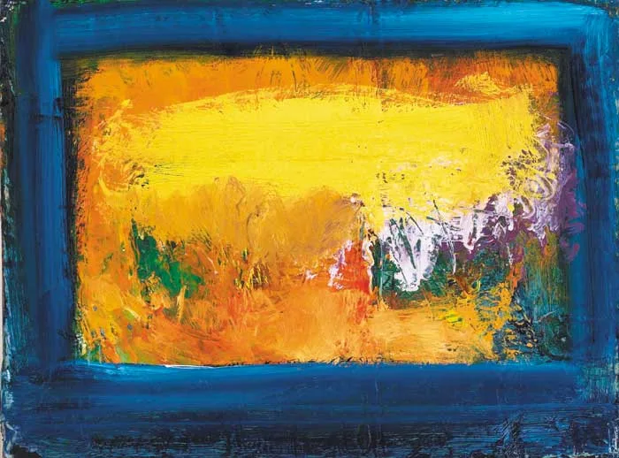 AUTUMN MEMORY by Dennis Mamalis, oil on canvas, offered Dec 2006