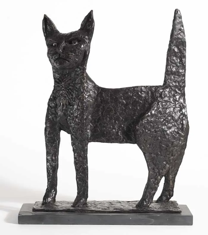 CAT by Graham Knuttel, bronze, sold Dec 2006