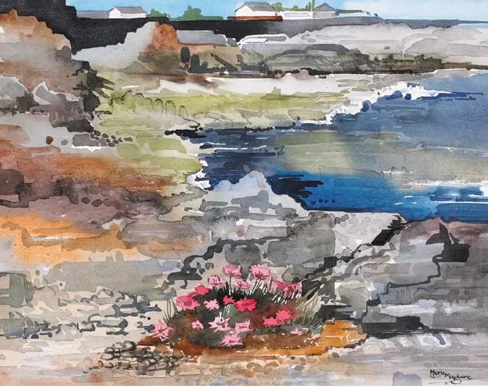 Myra Maguire, GREYSTONES, COUNTY WICKLOW, watercolour