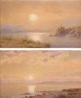 Henry Albert Hartland, COASTAL LANDSCAPES (A PAIR)