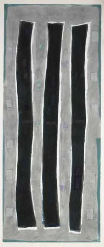 Tony O'Malley, THREE SHADOWS, carborundum print (no. 10 from an edition of 20)