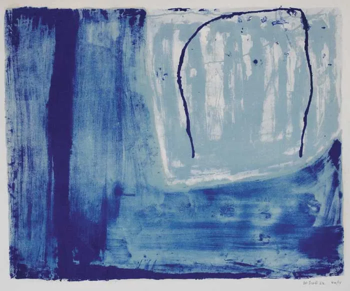 MINGULAY by William Scott, 1962, lithograph (no. 44 from an edition of 75), sold Feb 2007