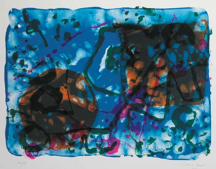 ANNIVERSARY PRINT by Patrick Heron, 1998, lithograph (no. 33 from an edition of 40), offered Feb 2007