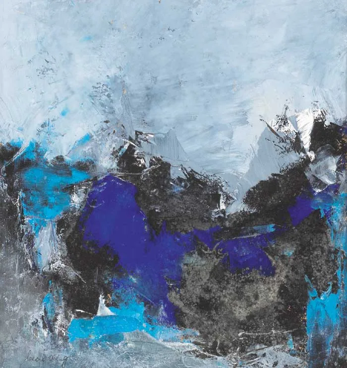 NIGHT IMAGE by Cecil King, circa 1965, oil on board, sold Feb 2007