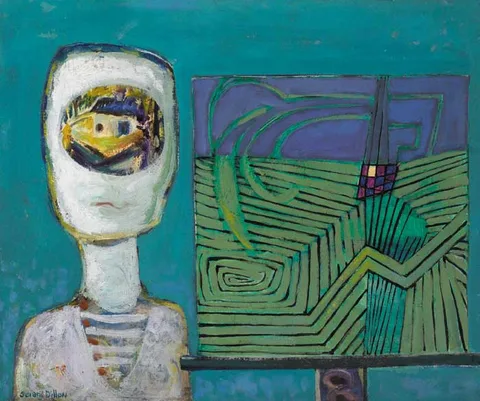 Gerard Dillon, LANDSCAPE ARTIST, circa 1966, oil on canvas