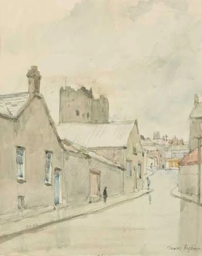 Thomas Ryan, DROGHEDA, 1982, watercolour