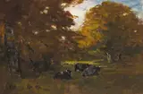 Nathaniel Hone, COWS IN TREE SHADOWS