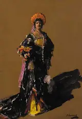 Sir John Lavery, MISS FLORA LION IN PERIOD COSTUME