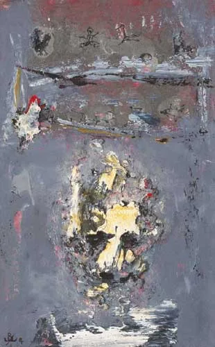 John Kingerlee, THE BIRDMAN, 2004, mixed media on paper