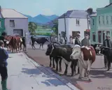 Cecil Maguire, SUMMER FAIR, CLIFDEN, CONNEMARA