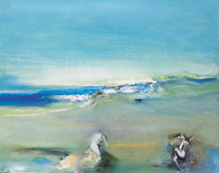 GO ON by Noel Sheridan, 2005, oil on canvas, sold Feb 2007