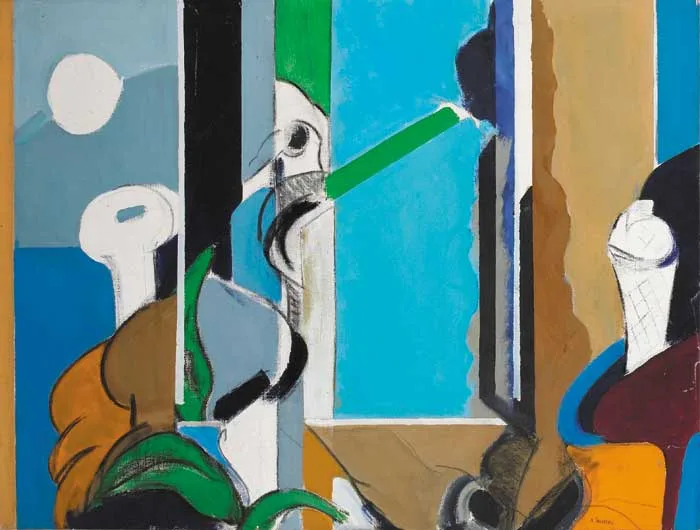 WINDOW by Noel Sheridan, 1967, oil on canvas, sold Feb 2007