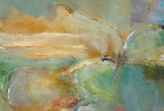 INLET by Noel Sheridan, 2000, oil on board, sold Feb 2007