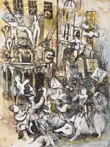 Charles Cullen, UNTITLED (PARADE SCENE) 1990