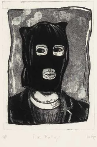 Brian Lalor, FIR BOLG, 1999, etching and aquatint, artist's proof