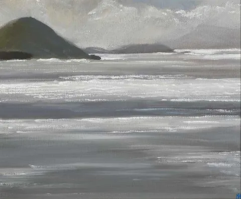 Maria Levinge, LIGHT ON SEA, CILL RIALIAG, CO KERRY, 2005, oil on canvas