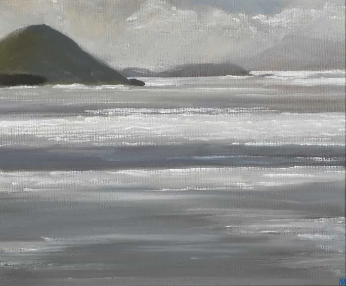 Maria Levinge, LIGHT ON SEA, CILL RIALIAG, CO KERRY, 2005, oil on canvas