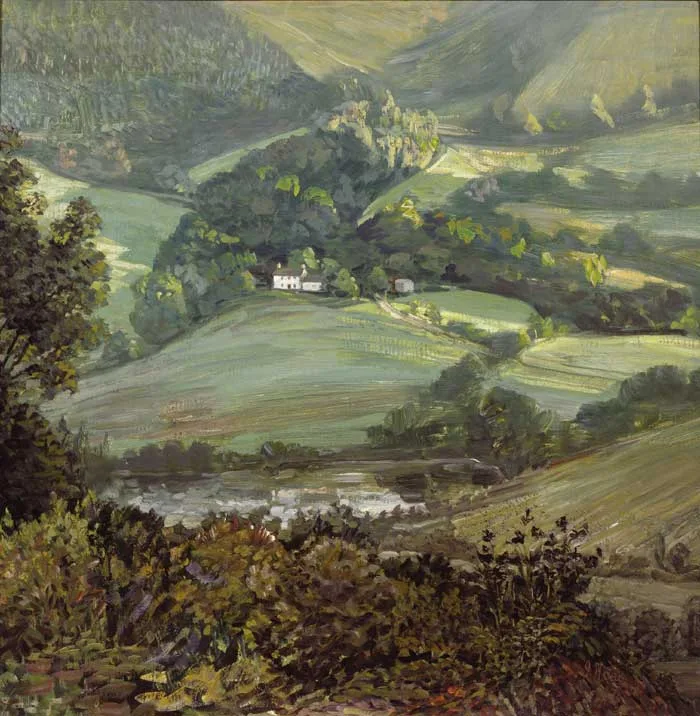 WHITE'S FARM by Jeremiah Hoad, oil on canvas, sold Nov 2006