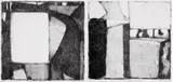 John Shinnors, YOUNG WITCHES AND THEIR CATS, 1995 and HER COWS COME HOME, WHITE MOON, 1995 (A PAIR)
