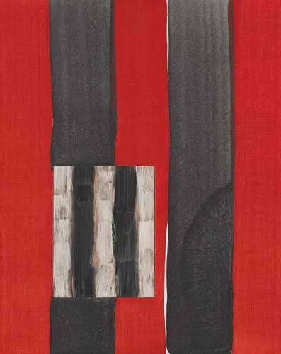 CURACAO by Sean Scully, 1997, oil on linen mounted on panel, sold Nov 2006