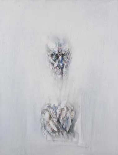 Louis le Brocquy, IMAGE OF SAMUEL BECKETT, 1994, oil on canvas