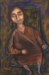 Anne Yeats, WOMAN DREAMING IN A CHAIR
