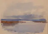 William Percy French, LOW CLOUD OVER RIVER AND BOG, A VIGNETTE