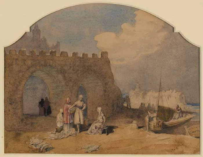 Alfred-Charles Conrade, GALWAY, 1930, watercolour over pencil