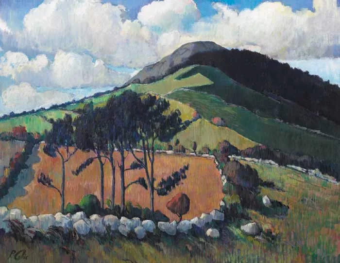 Peter Collis, AT GLENCREE, oil on canvas
