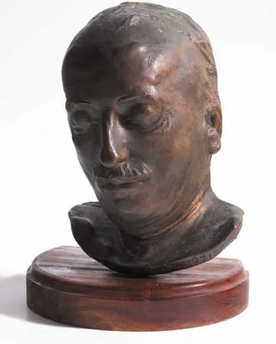 Seamus Murphy, DEATH MASK OF Seán O'RIADA, 1971, bronze