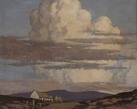 Paul Henry, THE BLUE MOUNTAINS, COUNTY DONEGAL circa 1929-34, oil on canvas