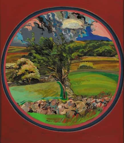 Brian Bourke, KNOCK A LOUGH, APRIL 1977, oil on board