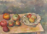 Stella Steyn, STILL LIFE OF APPLES ON A TABLE