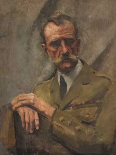 Eileen Reid, AN OFFICER, 1923, oil on canvas
