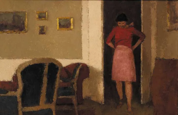 FRENCH INTERIOR by Colin Watson, oil on canvas, sold Sep 2006