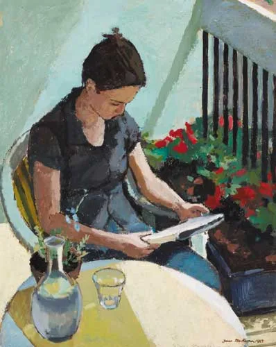 James MacKeown, THE BALCONY, 1993, oil on panel