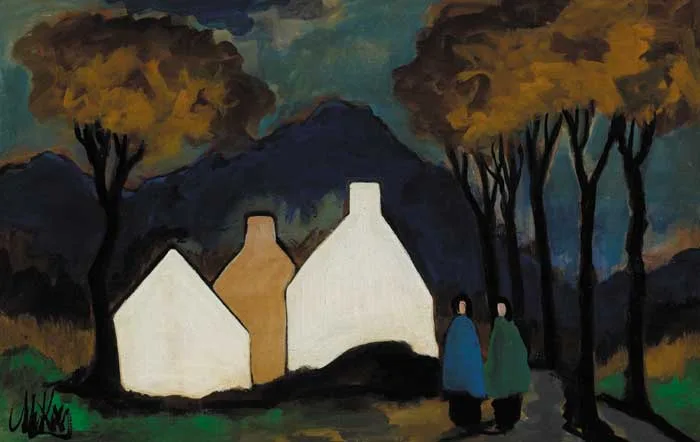 GOING HOME by Markey Robinson, oil on board, sold Sep 2006