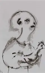 John Kingerlee, BOY WITH BIRD and "THEY WHAT?", 1985 (A PAIR)