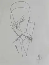 John Kingerlee, ABSTRACT and HEAD STUDY (A PAIR)