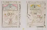 Pauline Bewick, L'ARTISTE - TWO WINE LABEL DESIGNS FOR CHATEAUX MOUTON ROTHSCHILD