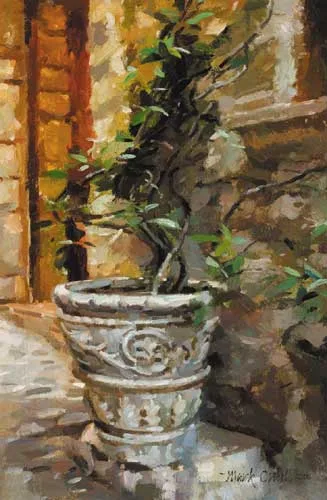 Mark O'Neill, THE PROVENCAL PLANTER, ST PAUL, 2005, oil on board