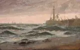 Thomas Rose Miles, WINDY MORNING, WHITBY SANDS