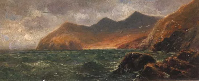 Alexander Williams, ACHILL, oil on board