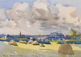 Patric Stevenson, VIEW OF BALLYMONEY, COUNTY ANTRIM