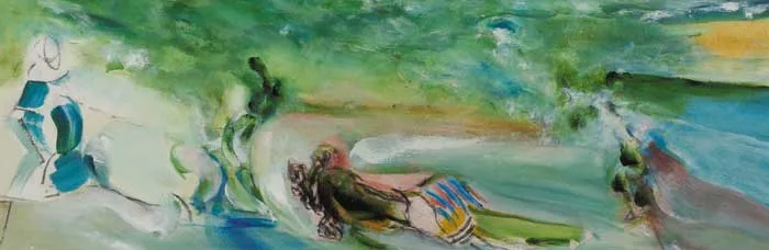 Noel Sheridan, BY THE SEA, 2001, acrylic on board