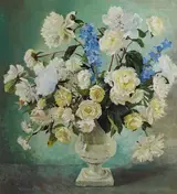 Geraldine O'Brien, ARRANGEMENT IN WHITE AND BLUE