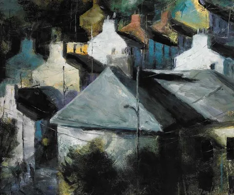 Donald Teskey, CASTLETOWNSHEND, 1999, signed and dated lower right; inscribed and signed again on reverse