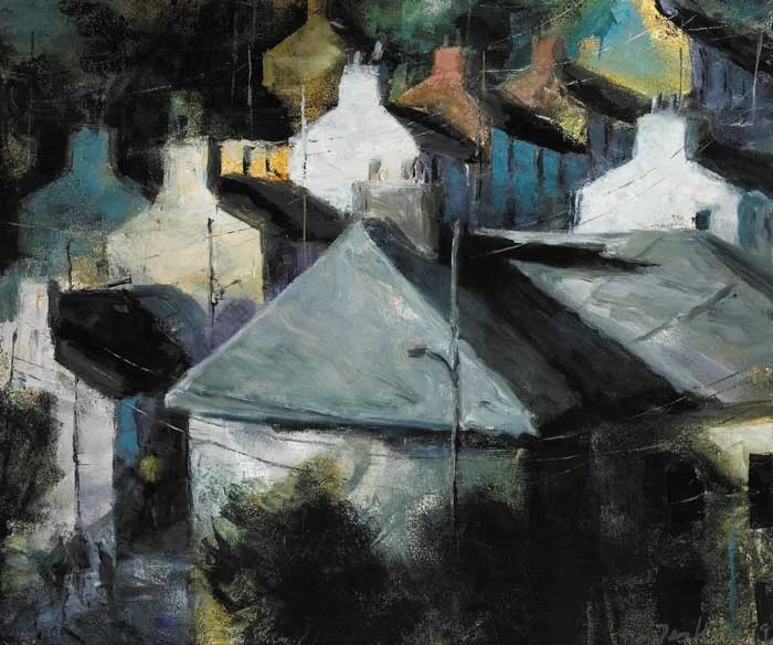 Donald Teskey, CASTLETOWNSHEND, 1999, signed and dated lower right; inscribed and signed again on reverse