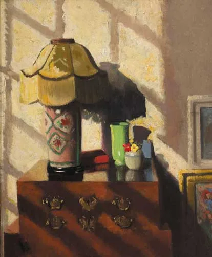 James Sinton Sleator, CORNER OF THE STUDIO, 1930-31, label inscribed by original owner on reverse