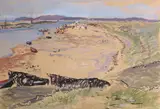 Bea Orpen, BOATS BEACHED AT MORNINGTON
